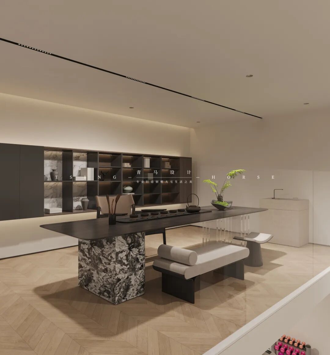 融创揽月府280㎡叠墅空间设计丨吕高飞设计团队-36