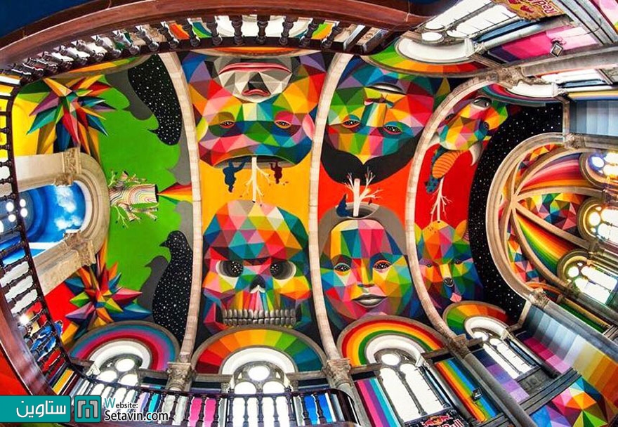 将100年历史教堂转变为彩色滑板场地丨西班牙丨艺术家Okuda San Miguel与Red Bull公司-5