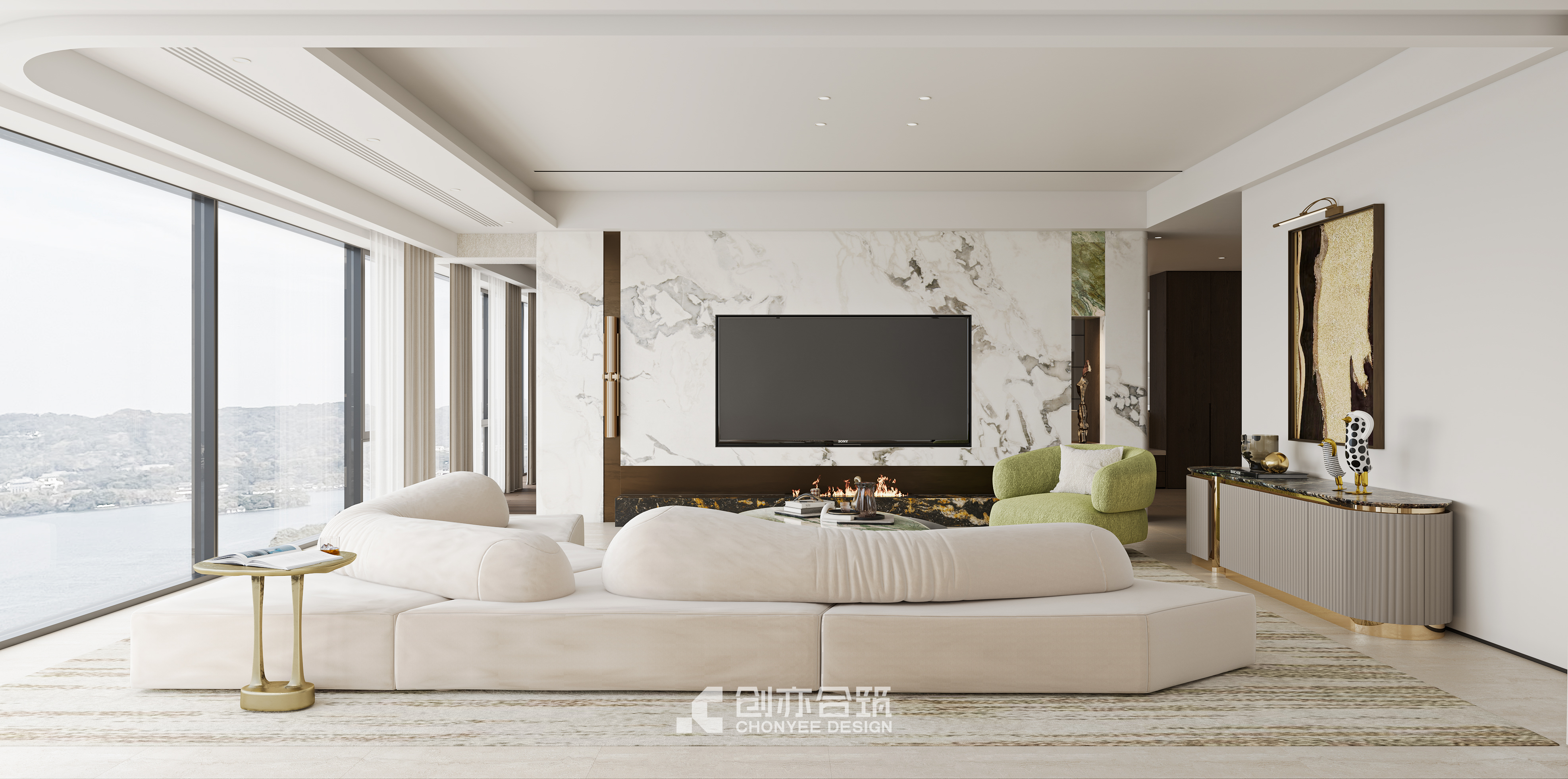 创亦合筑CHONYEE DESIGN｜长沙·凤起麓鸣 313平-5