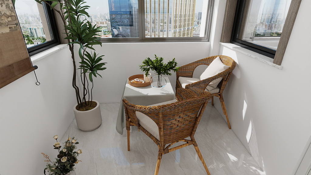 现代风全屋效果图-34