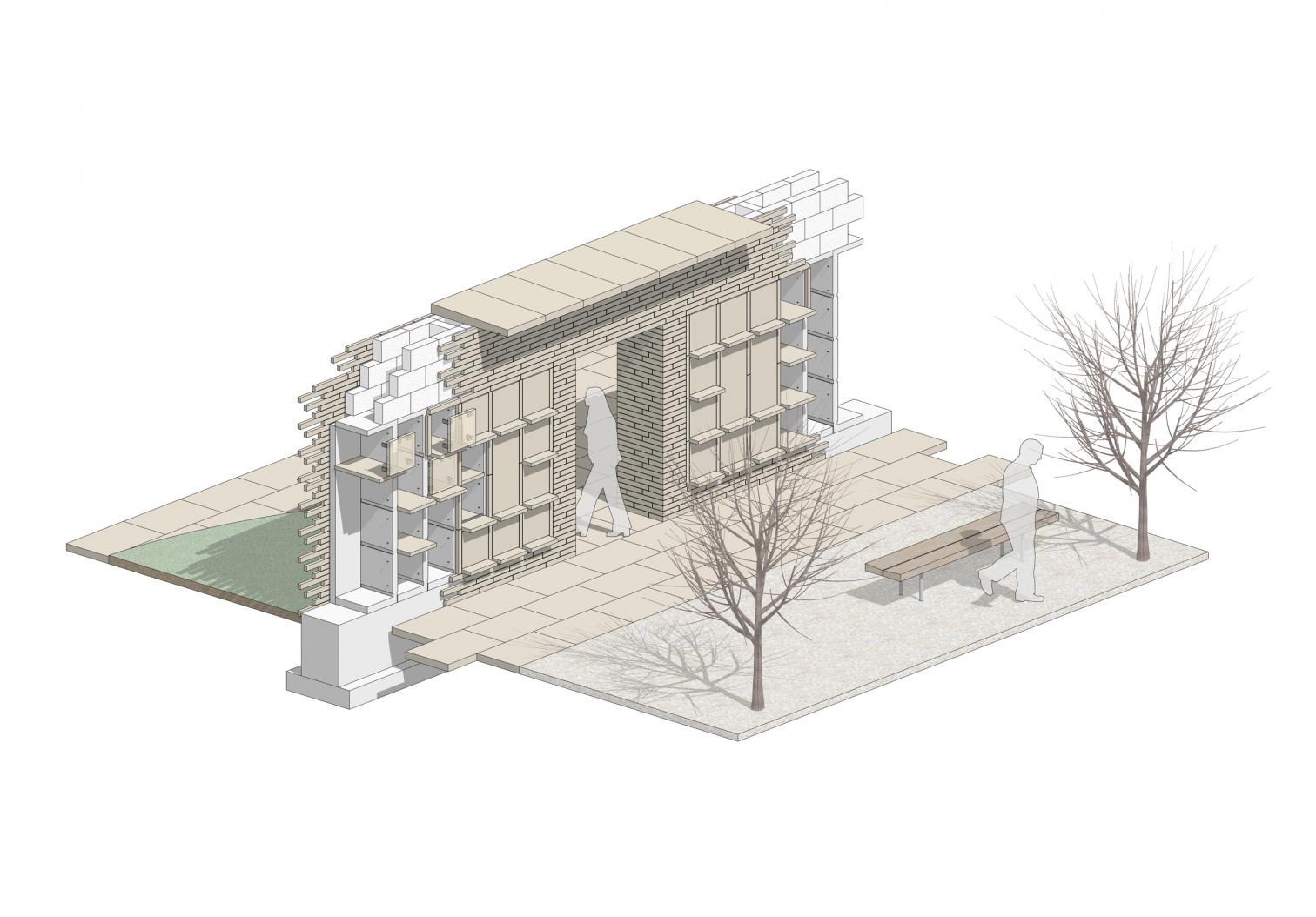 Complejo de columbarios en el cementerio municipal de Radom-31