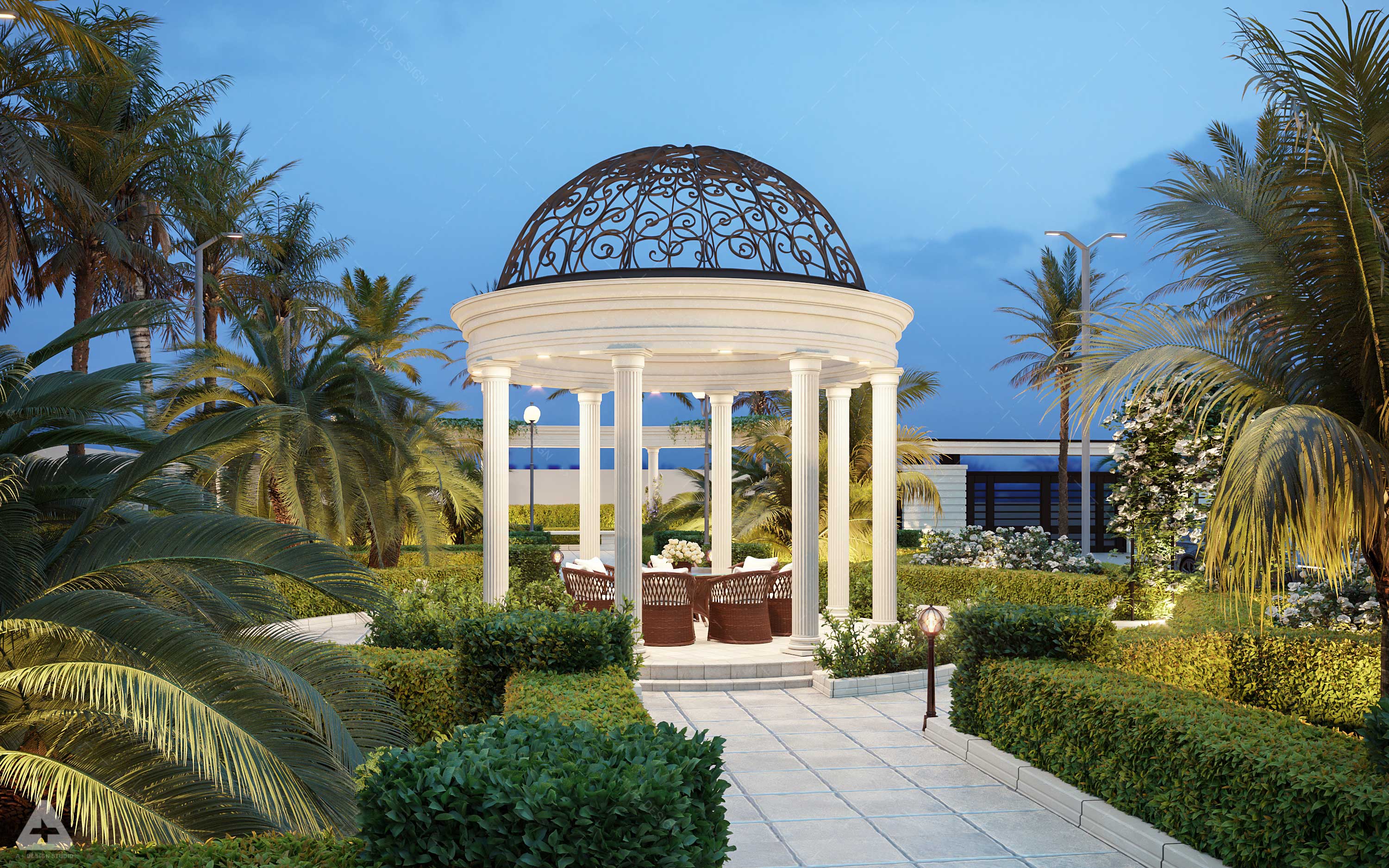Hotel Landscape Design &Rendering-5