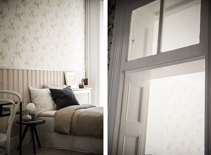 温馨暖色调的斯堪的纳维亚公寓设计-14