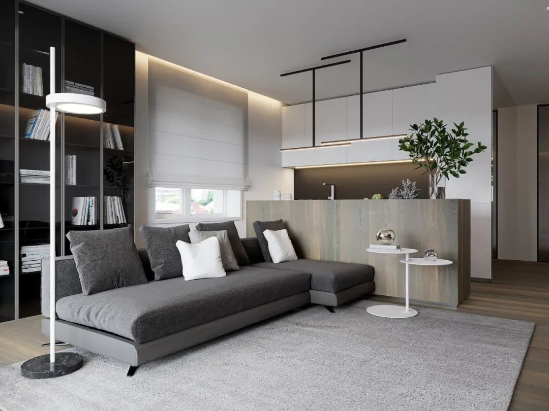 德国极简高雅公寓设计丨Alexey Golub-14