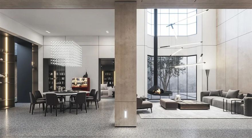 上海千方别墅私宅 | 简约之美,诠释无限空间张力-19