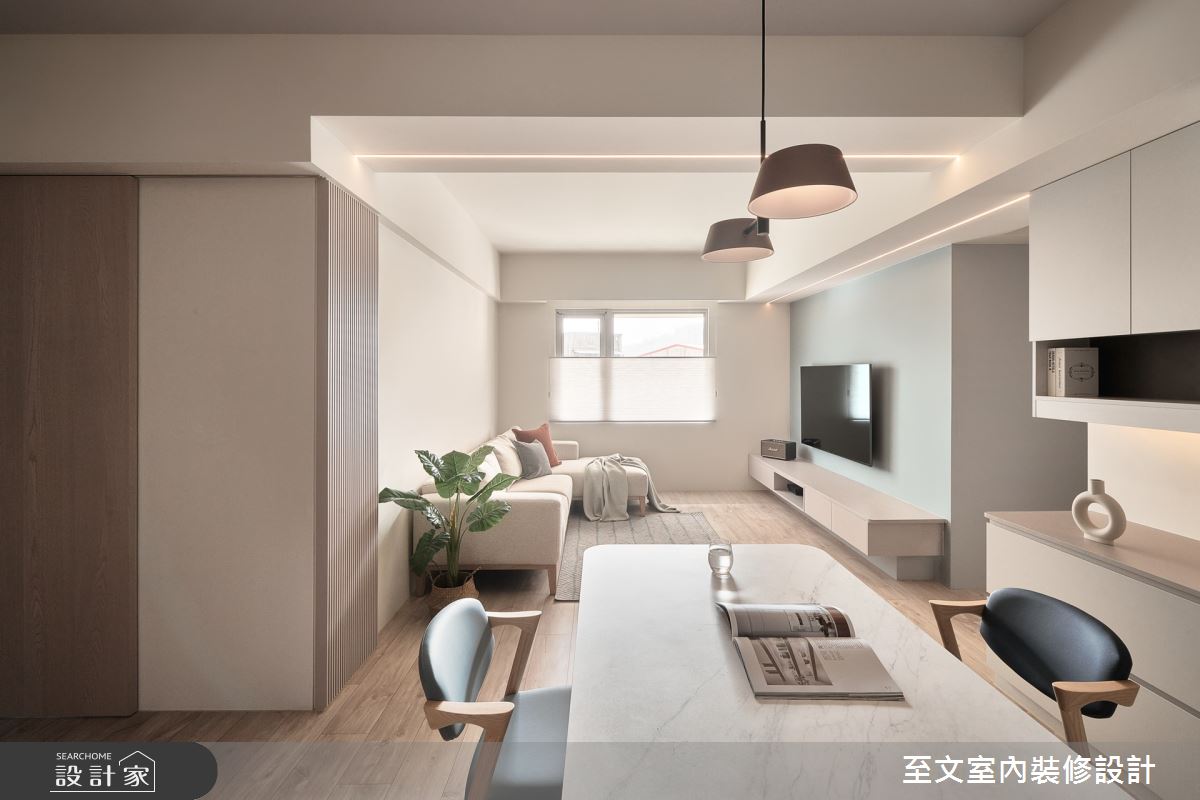 至文·曦影·北欧风·29坪设计案例丨至文室内装修设计-7