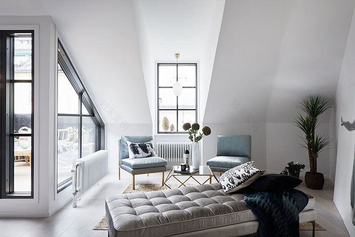 斯德哥尔摩优雅现代双层 loft-15