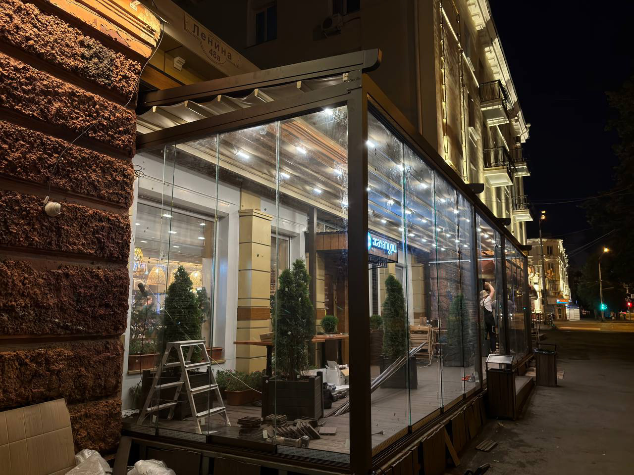 公共空间钢质凉棚-6