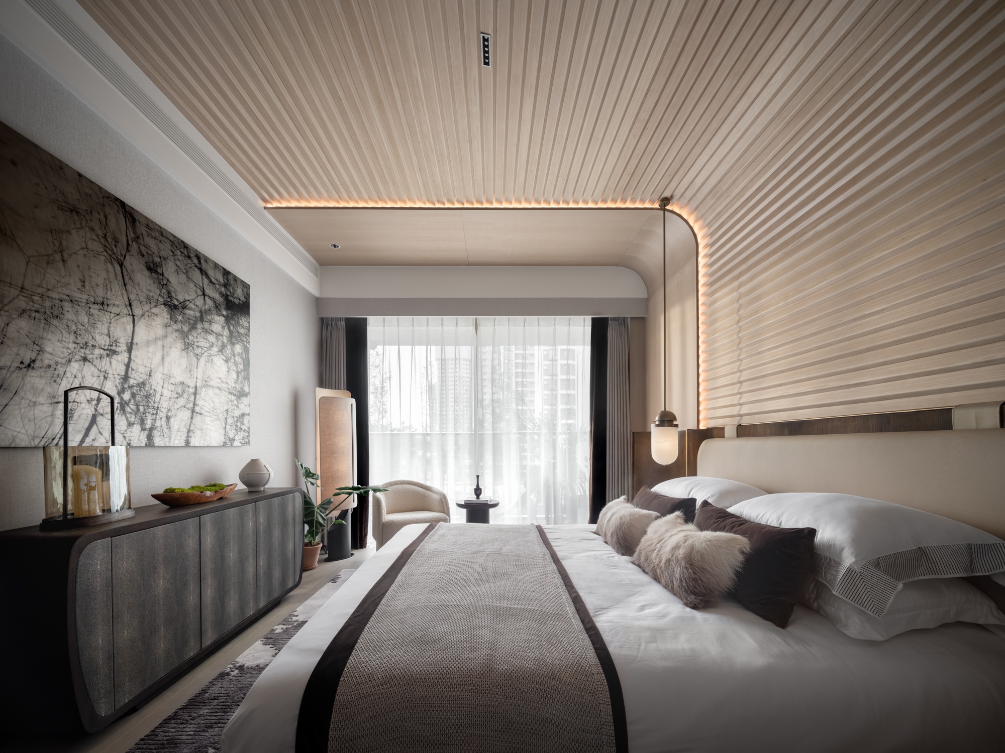 梵镜建筑空间摄影 | 华侨城万科·世纪水岸湖山-22