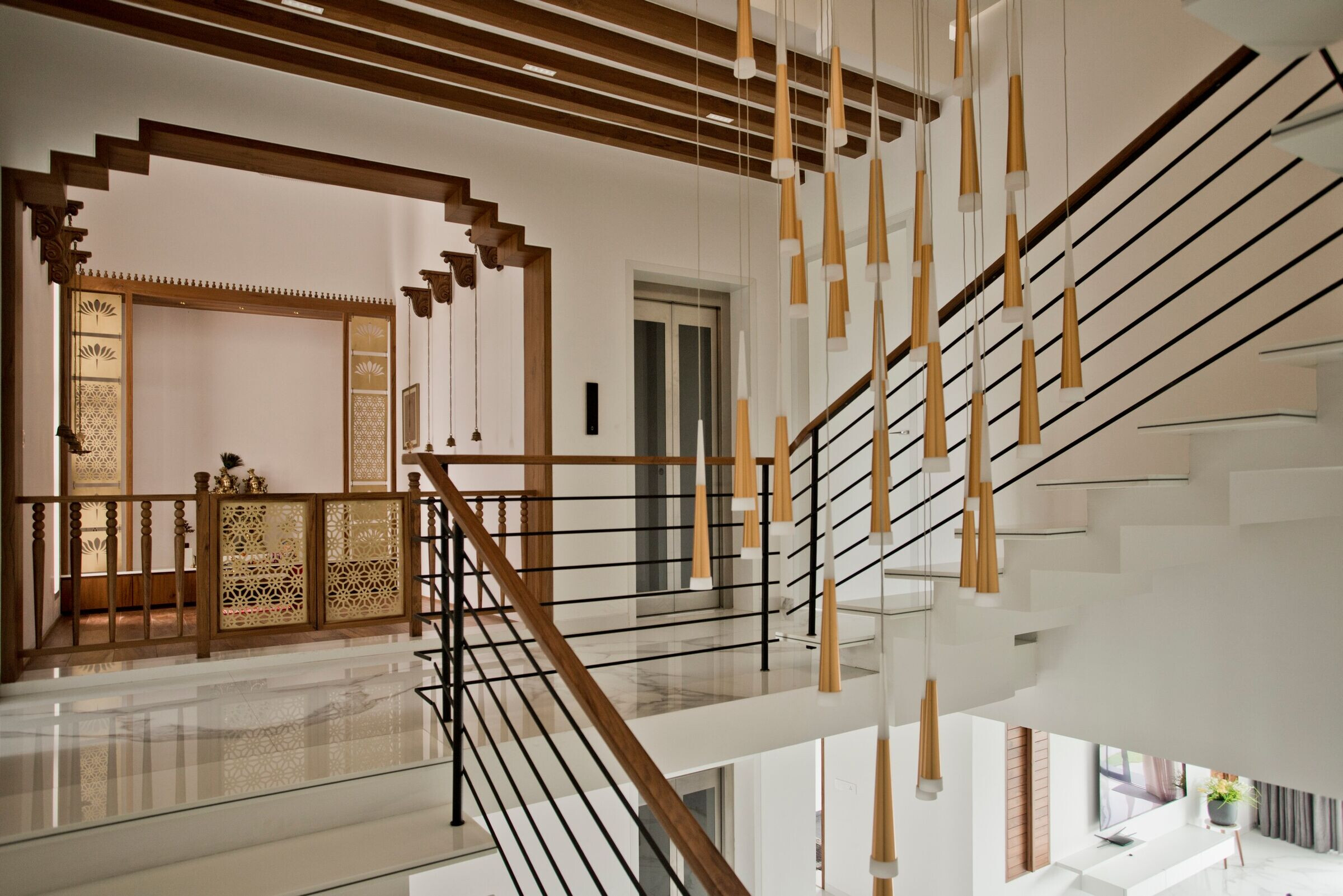 线性叙事中的匠心独运——印度私人住宅设计-28