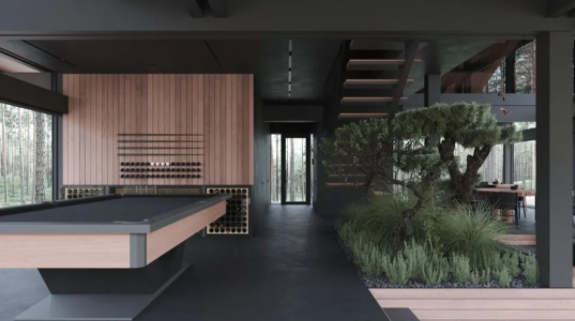 莫斯科州森林超级大别墅丨俄罗斯莫斯科丨乌克兰设计师Stephen Tsimbalyuk-0