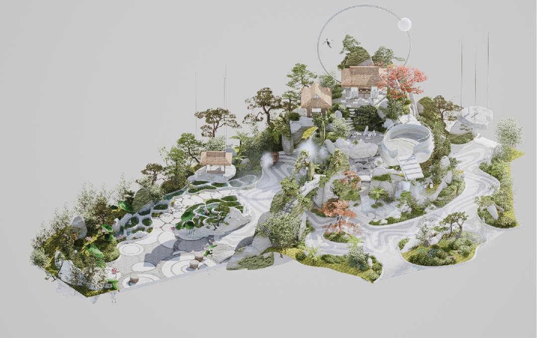 JLC金陵中環|从水墨画境走入自然草木-11