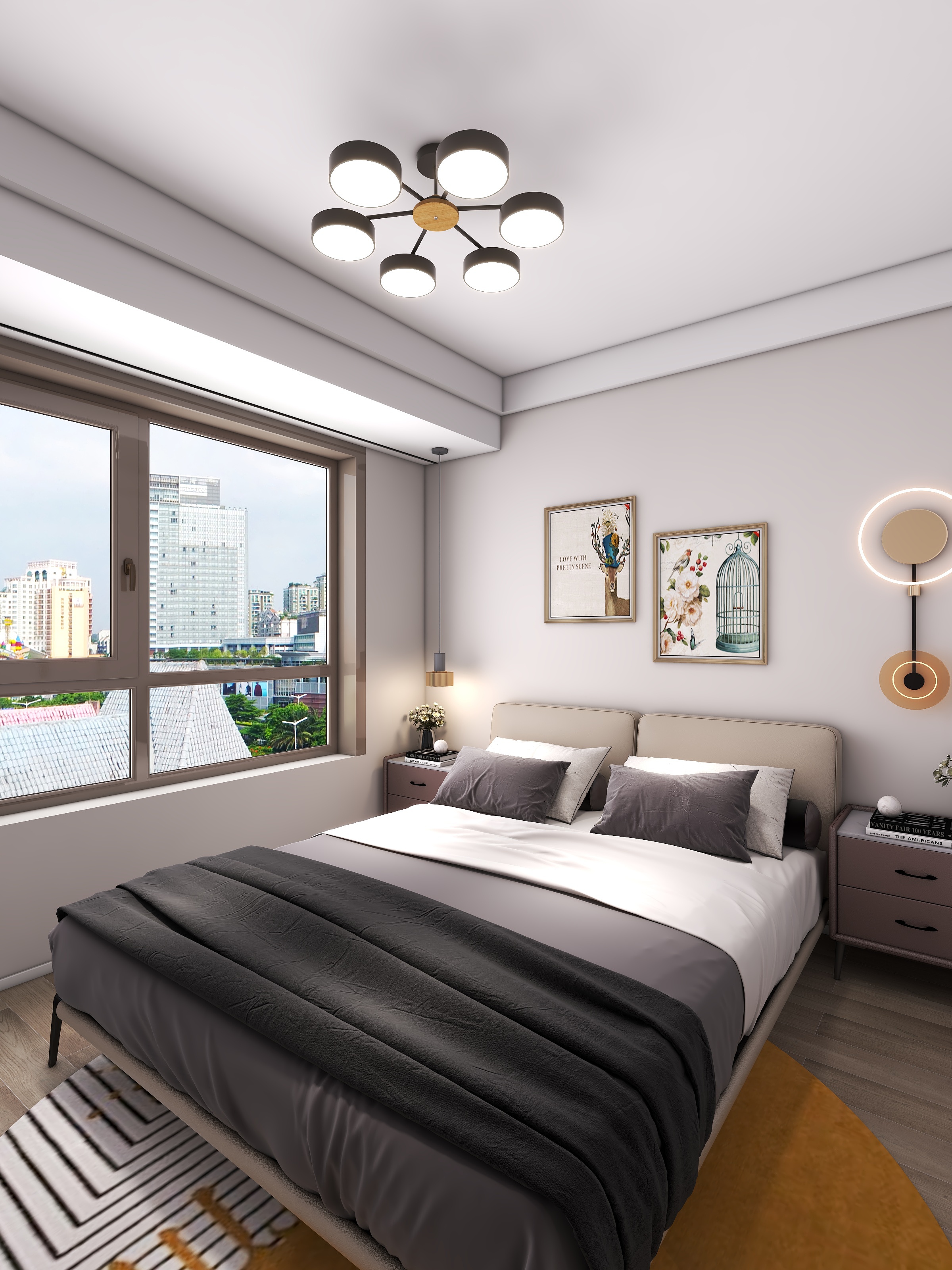 四川成都朗基香颂天府二期（113平方现代简约四居室）-37