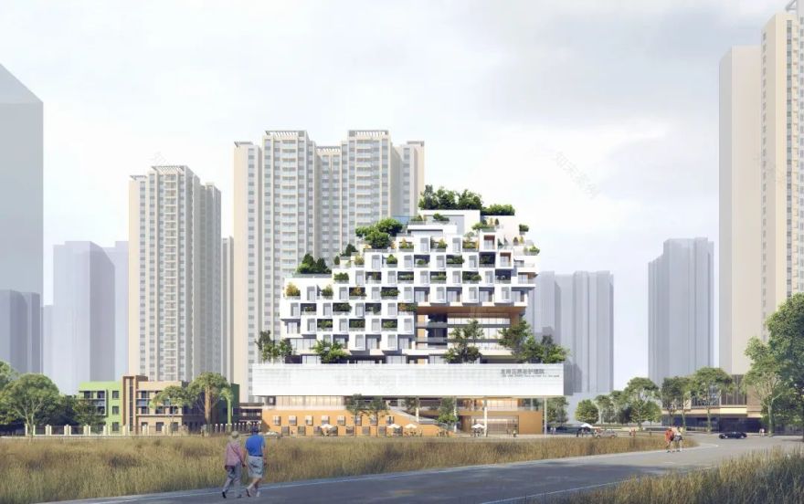 深圳龙岗区养老护理院丨中国深圳丨尼克建筑设计集团+中机国际工程设计研究院有限责任公司-27