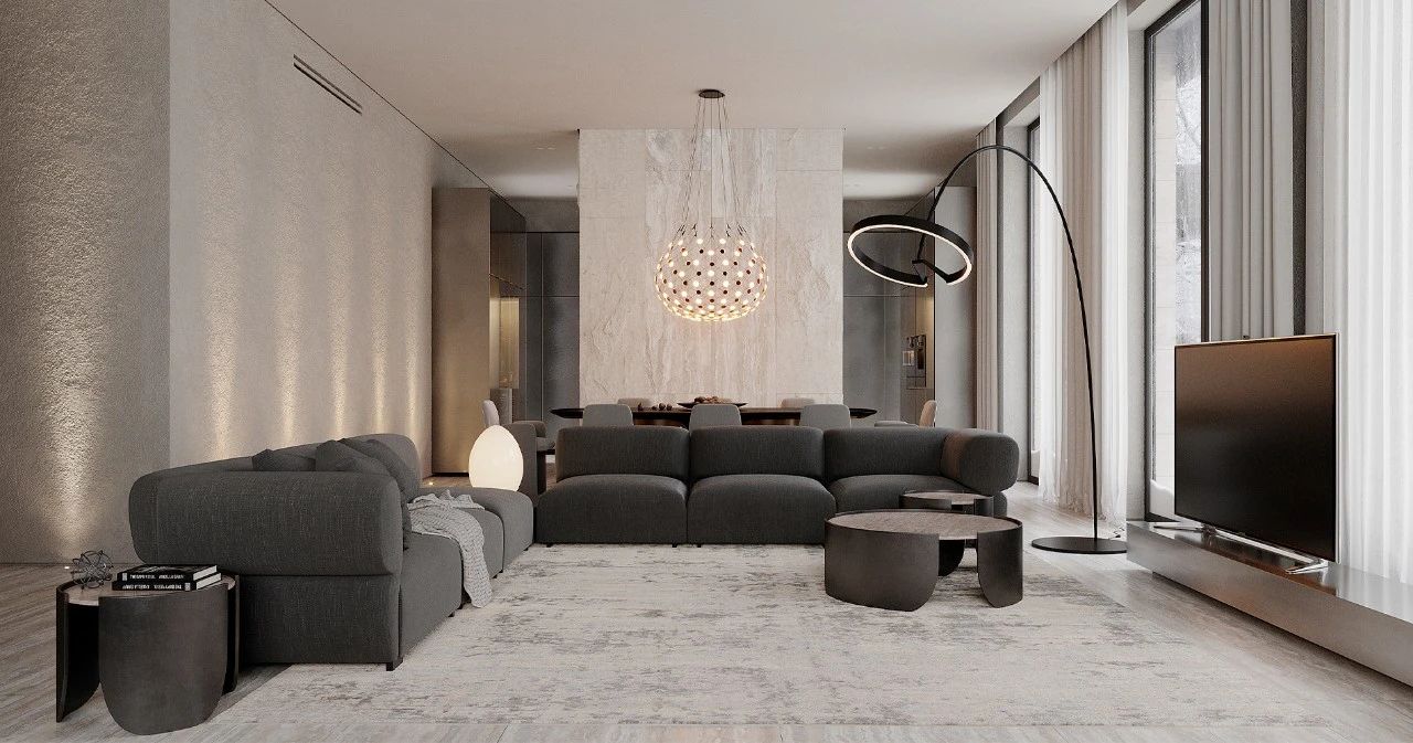 俄罗斯简约优雅公寓设计丨VERITY DESIGN-82