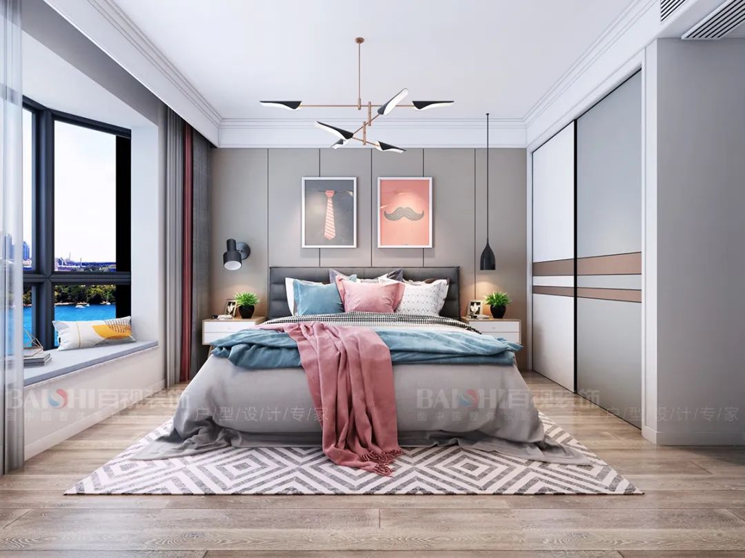 百视装饰•外滩府 | 现代简约风格打造舒适生活空间-23