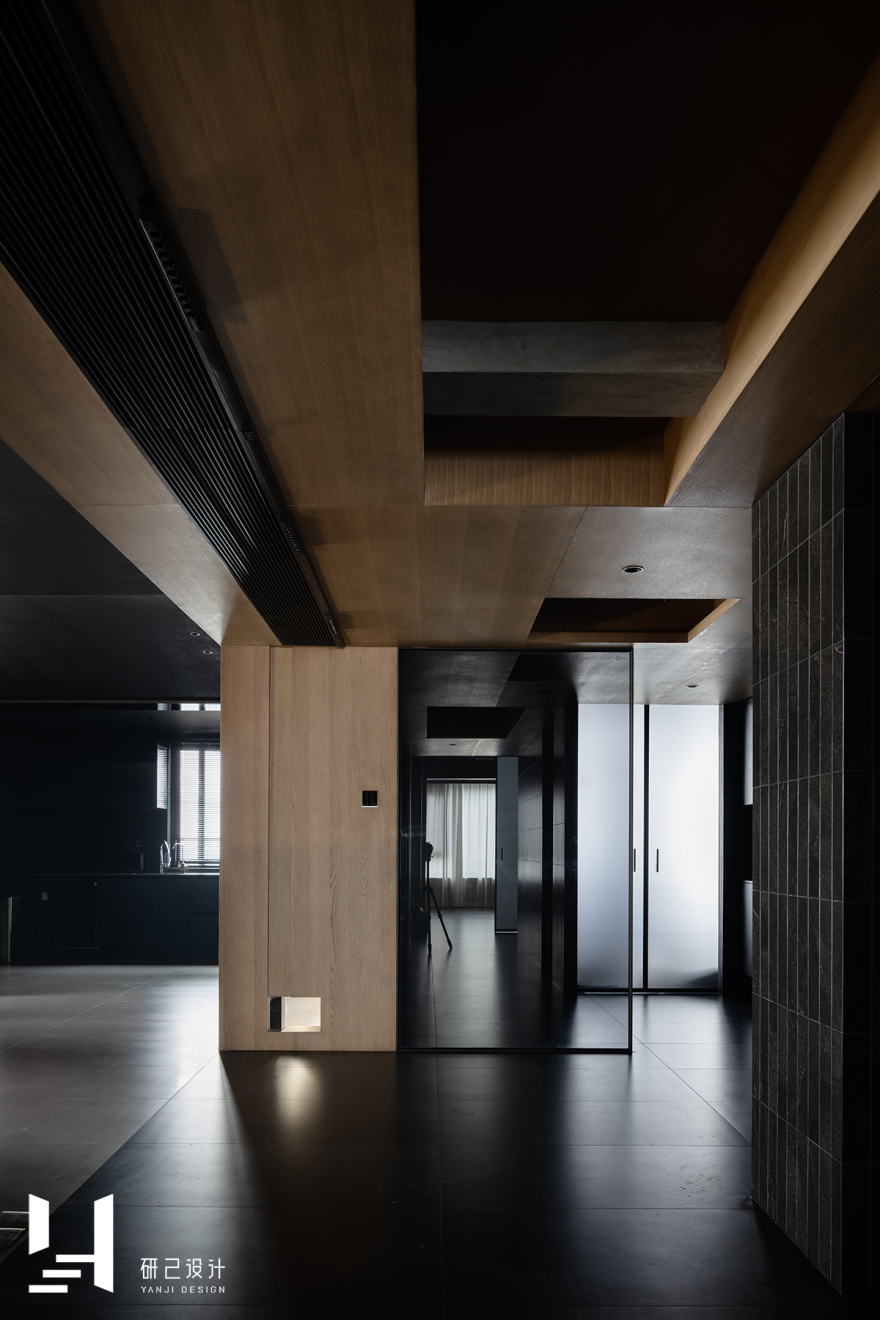 暗黑风江景宅丨中国芜湖丨研己设计-12