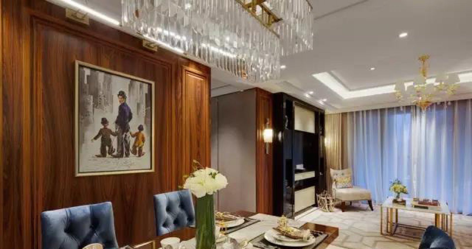 深圳宏发世纪城花园样板房设计  派尚设计-5