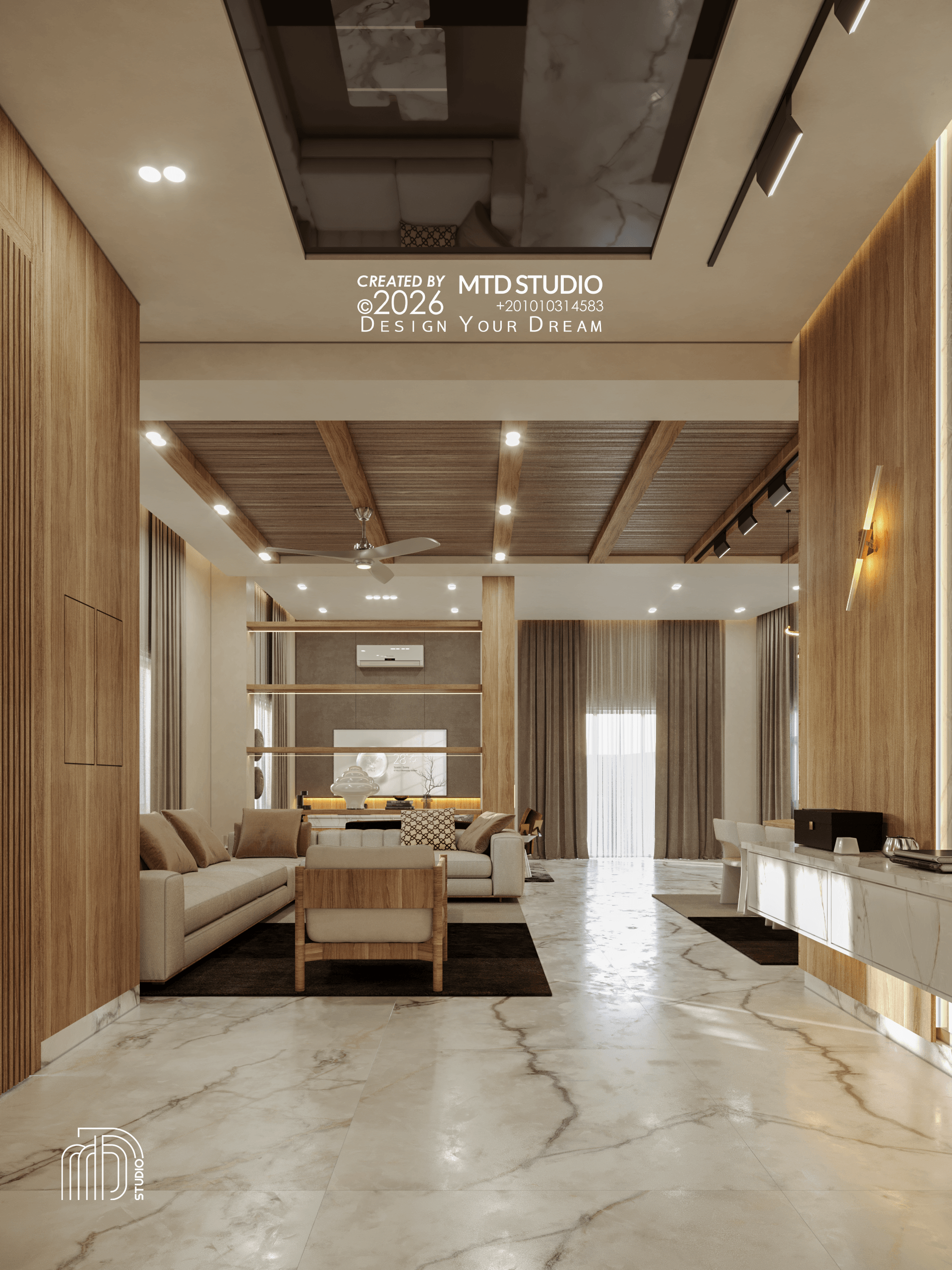 Spatial Harmony | Residential Reception Design-24