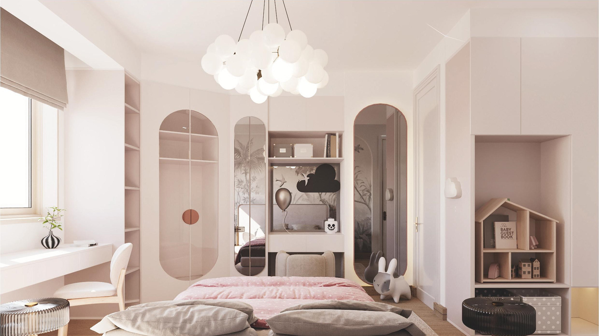 迪拜现代简约别墅室内设计丨阿联酋迪拜-23