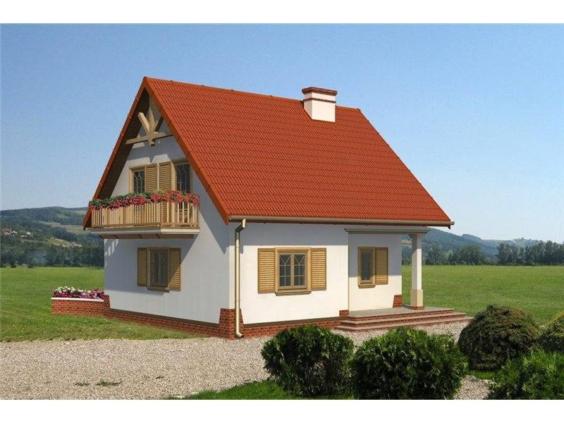 乡村带门廊的乡村住宅设计案例-12