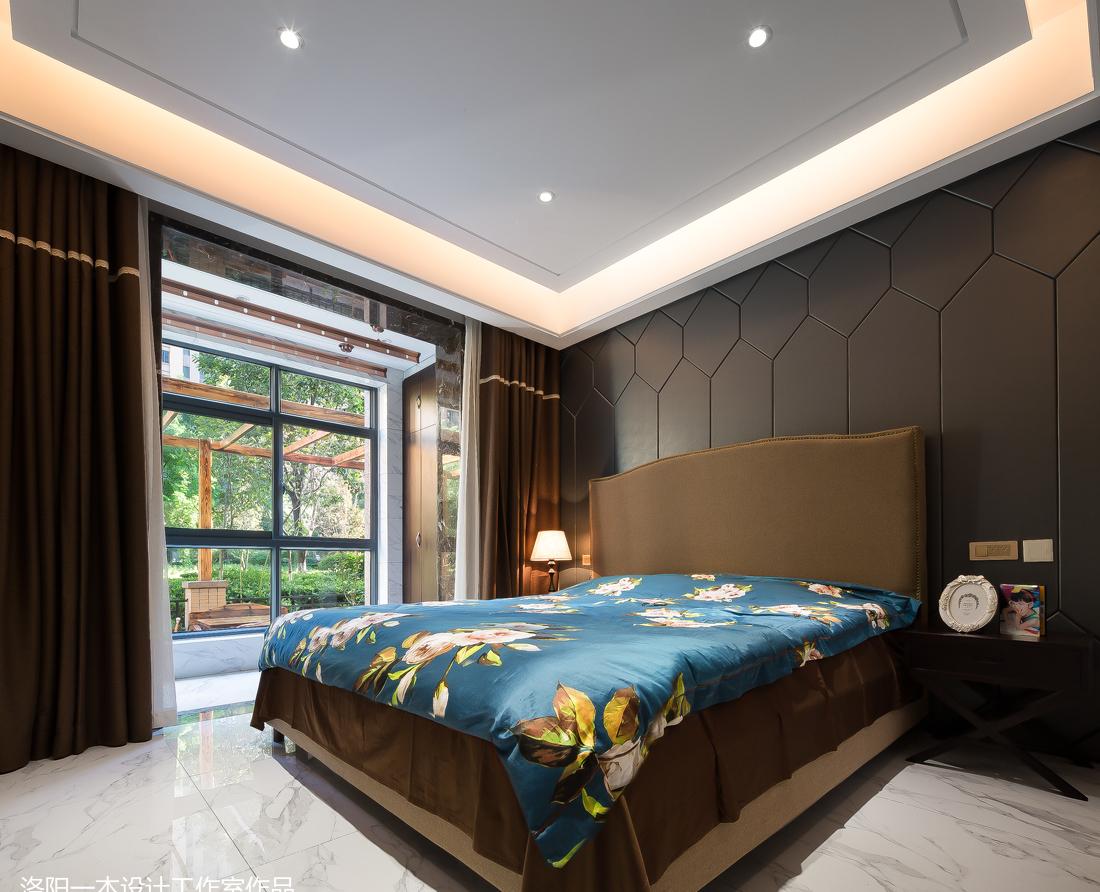 洛阳建业高尔夫花园新中式住宅设计-12