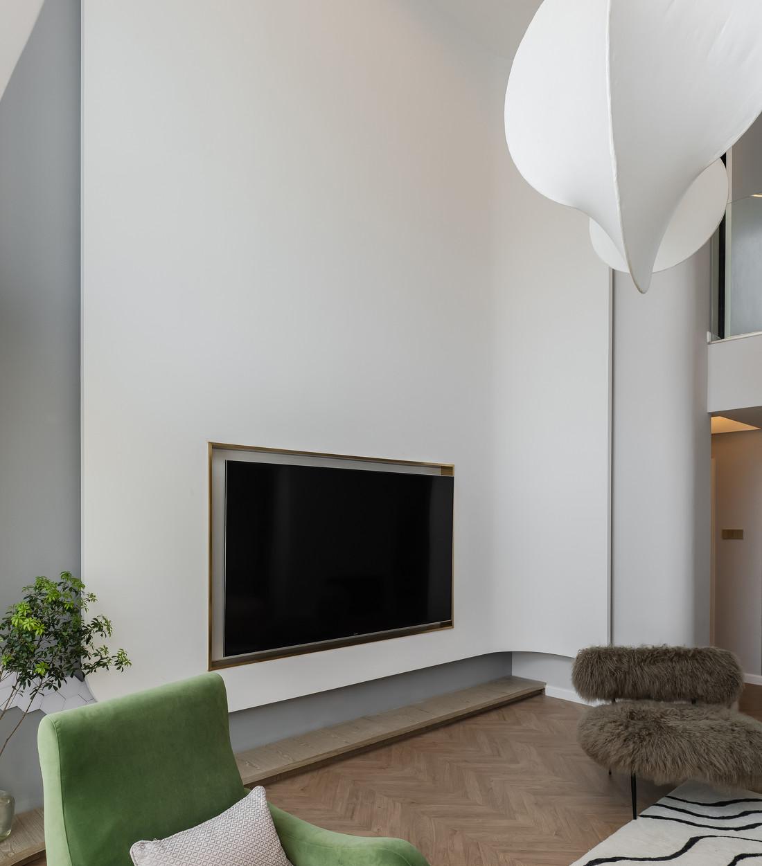 法式简约挑高复式大改造-26