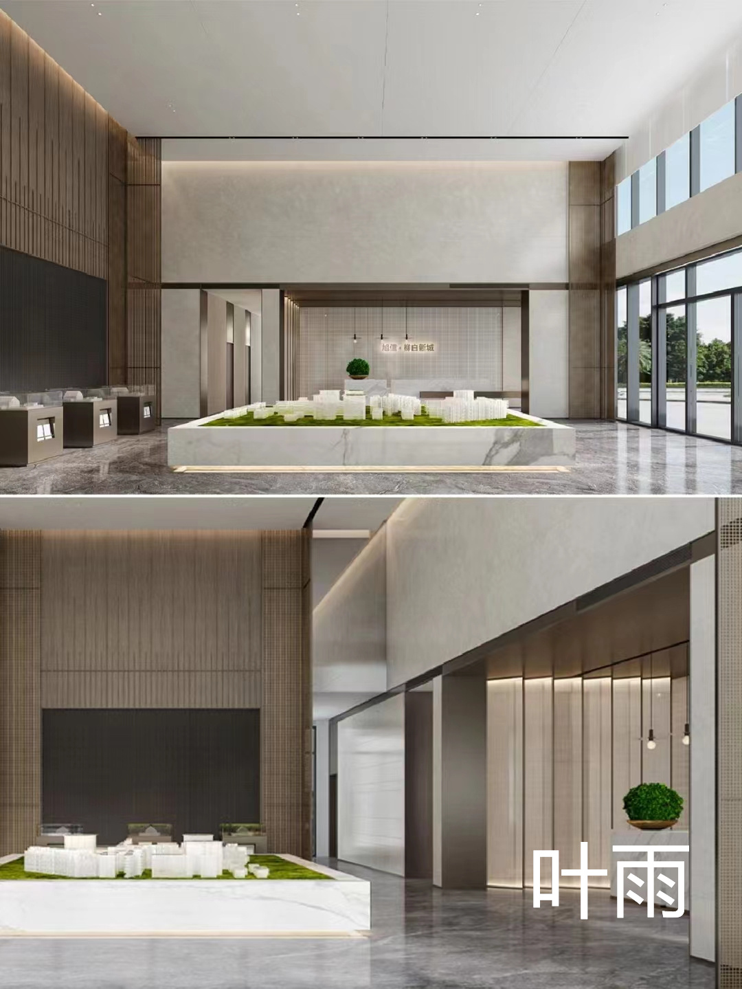 售楼部大厅效果表现-6