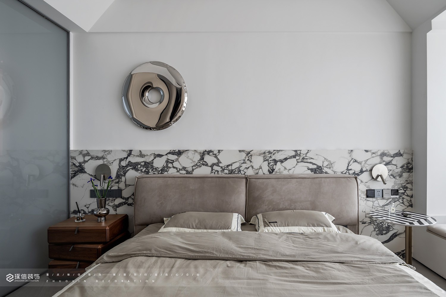 招商云邸 135 平质感现代风丨中国重庆丨琢信装饰-28