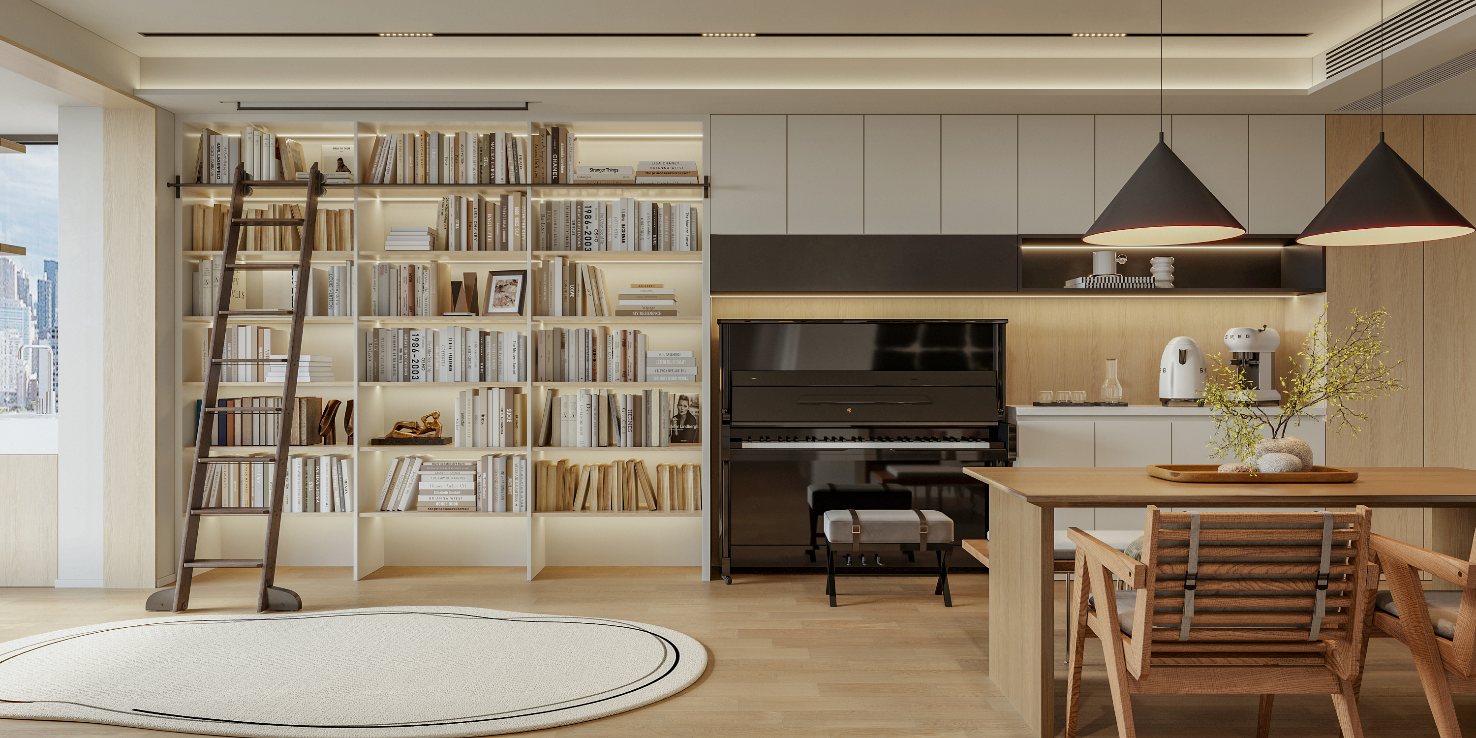 小户型空间也能得到有效利用，既保持功能性又创造舒适感。-2