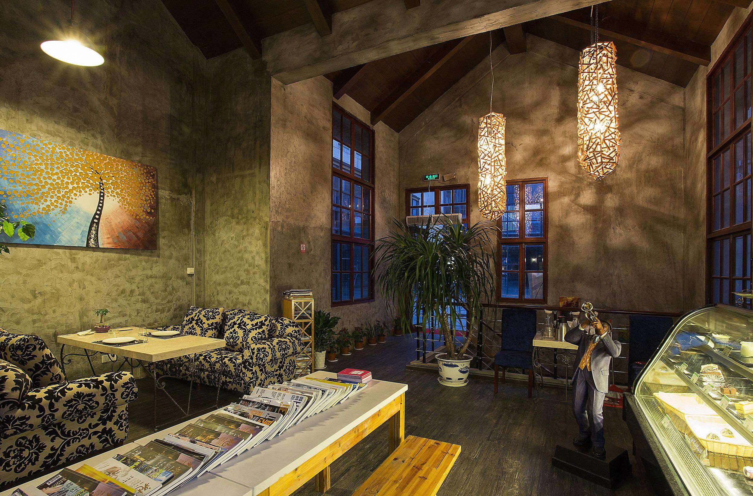 崔恒设计  年轮小院西餐厅-11