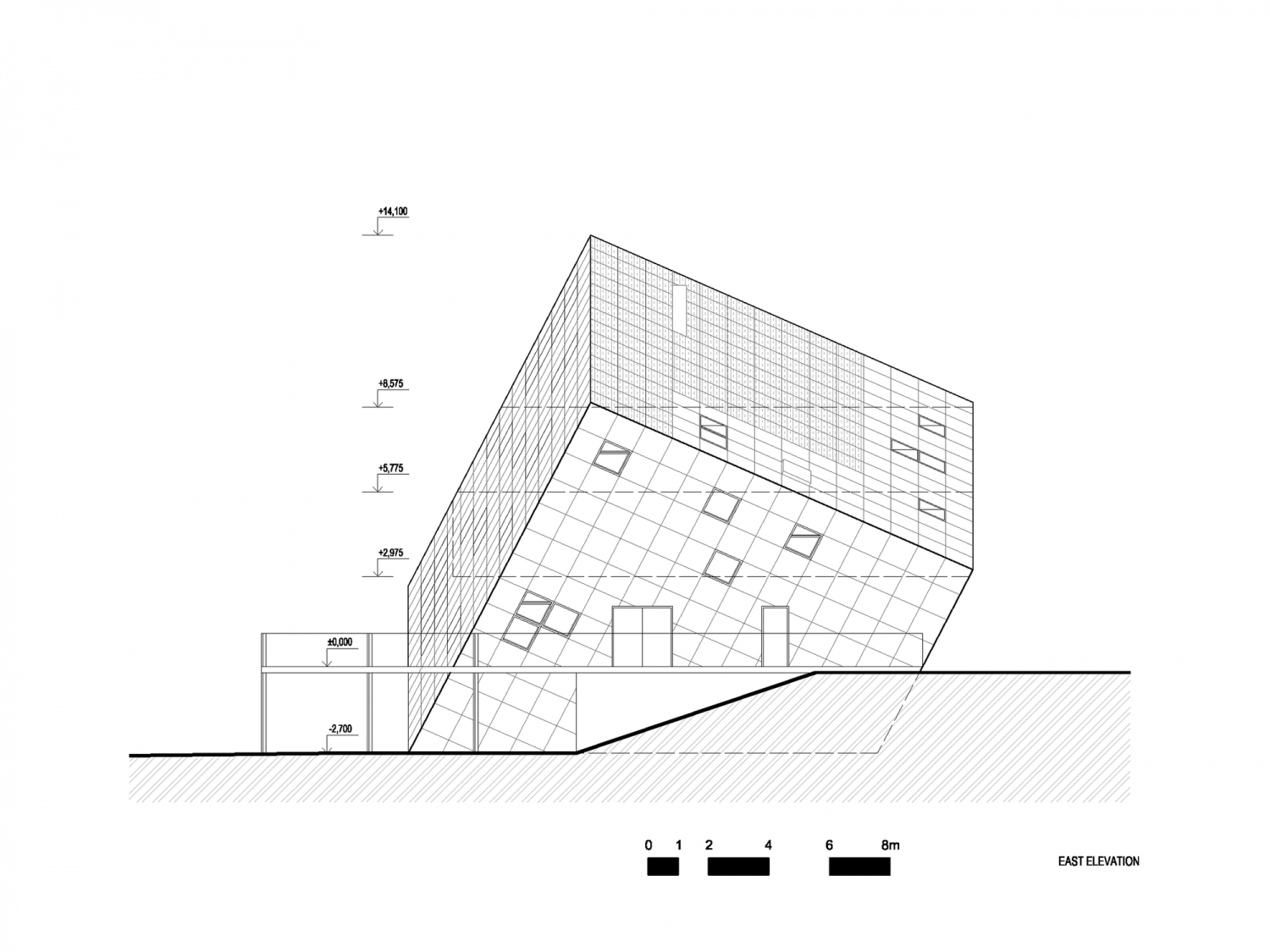 斯洛伐克高塔特拉山环保小屋,璀璨玻璃幕墙融入自然-42