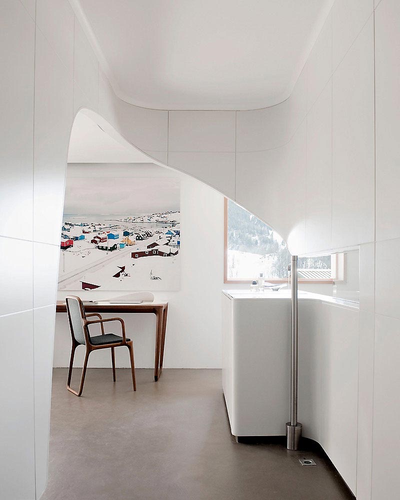 法国 Les 3 Vallées 山脉中的现代木屋奇观-9