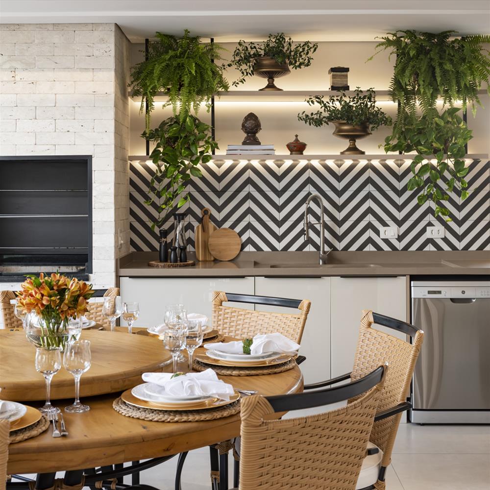 巴西 SP 公寓室内设计，原木与大理石打造温馨宜居空间-4