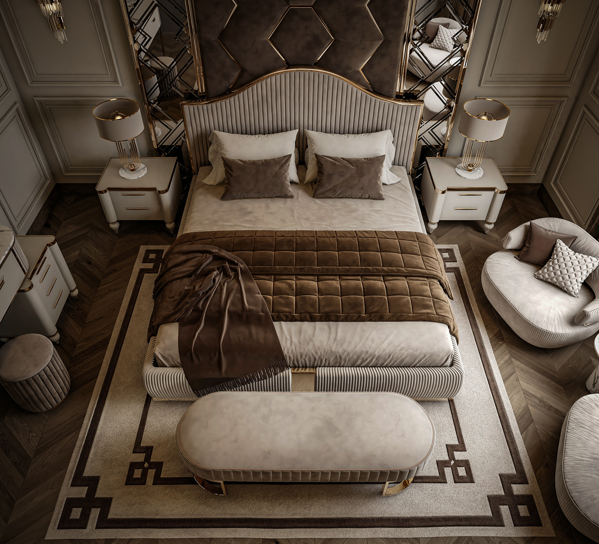 豪华卧室丨阿联酋-0