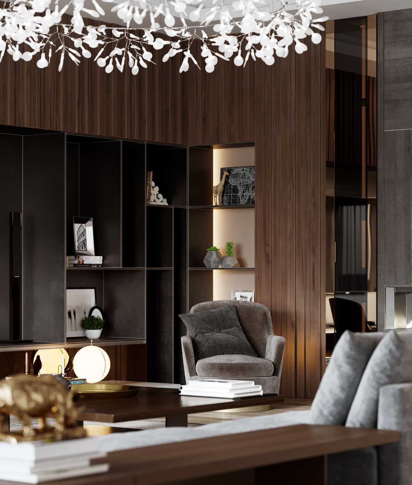 “高级灰+棕”加拿大品质别墅  Maxim Tsiabus-13