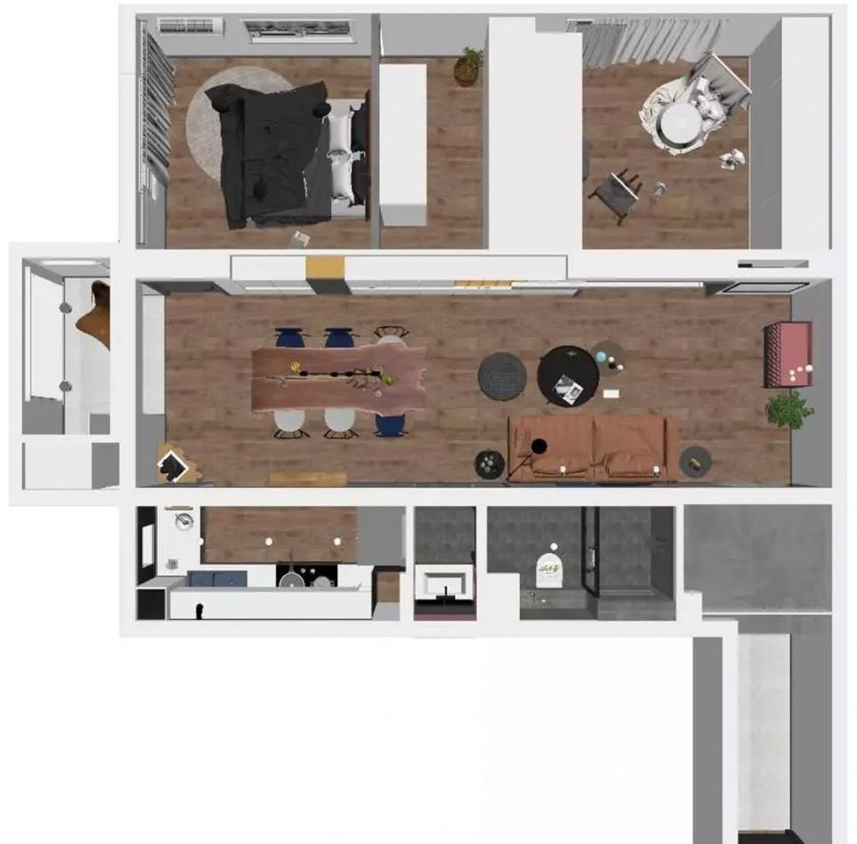 躲进树洞的 91 平米奇幻之家-5
