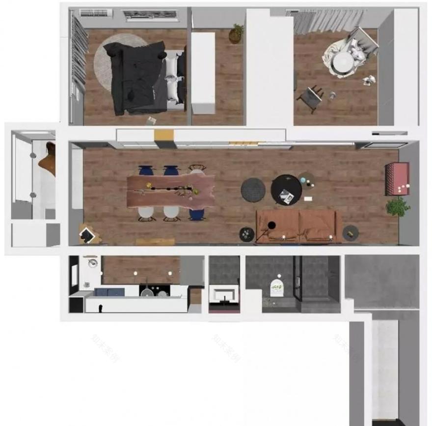 躲进树洞的 91 平米奇幻之家-5