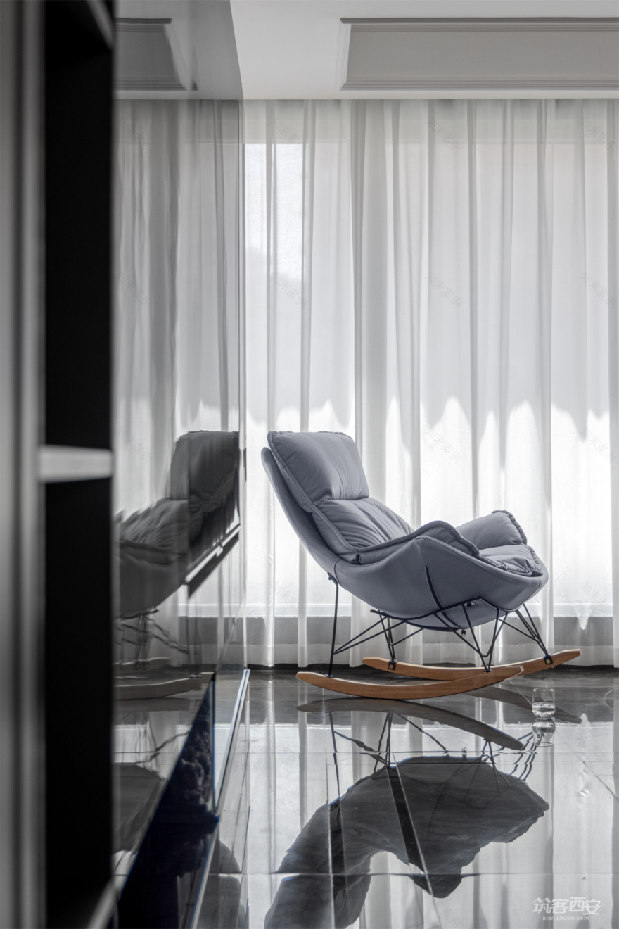 铜川荣耀壹品 · 撞色美式大平层设计丨中国铜川丨力创设计工作室-0