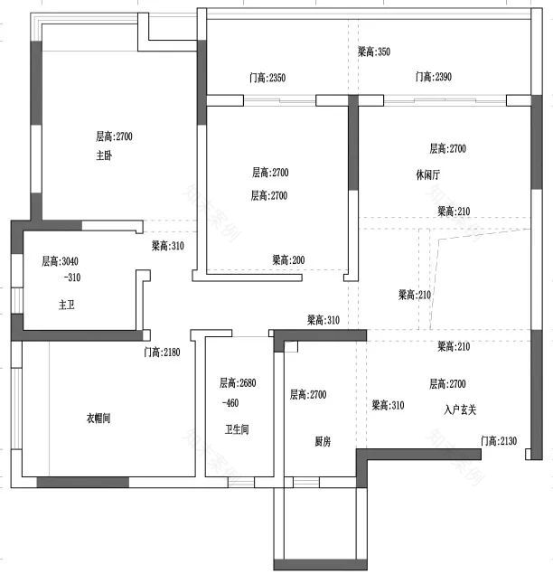 200㎡+复式高级黑灰系,家最宁静的样子丨中国桂林丨方寸设计事务所-15