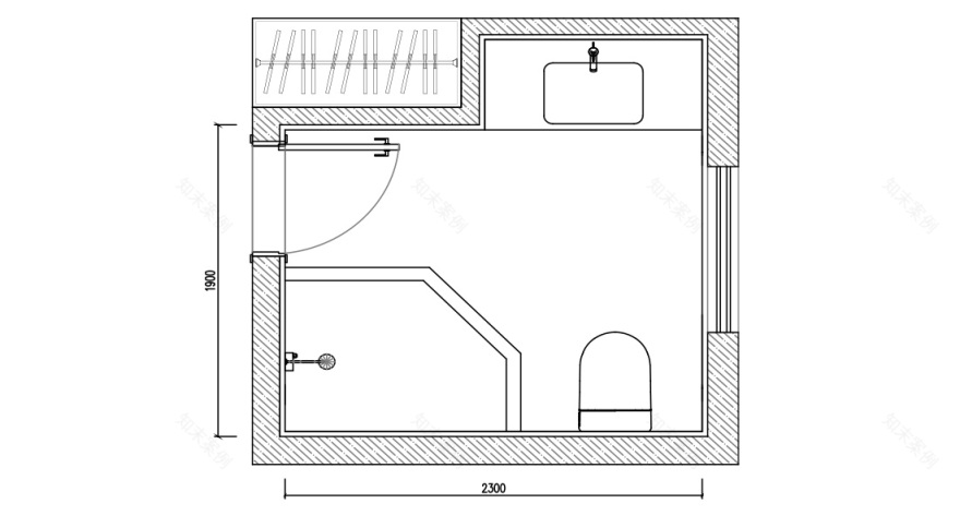 4·37㎡,#G1923225 V4卫浴空间设计方案丨鸽盟·厨卫改造家-4