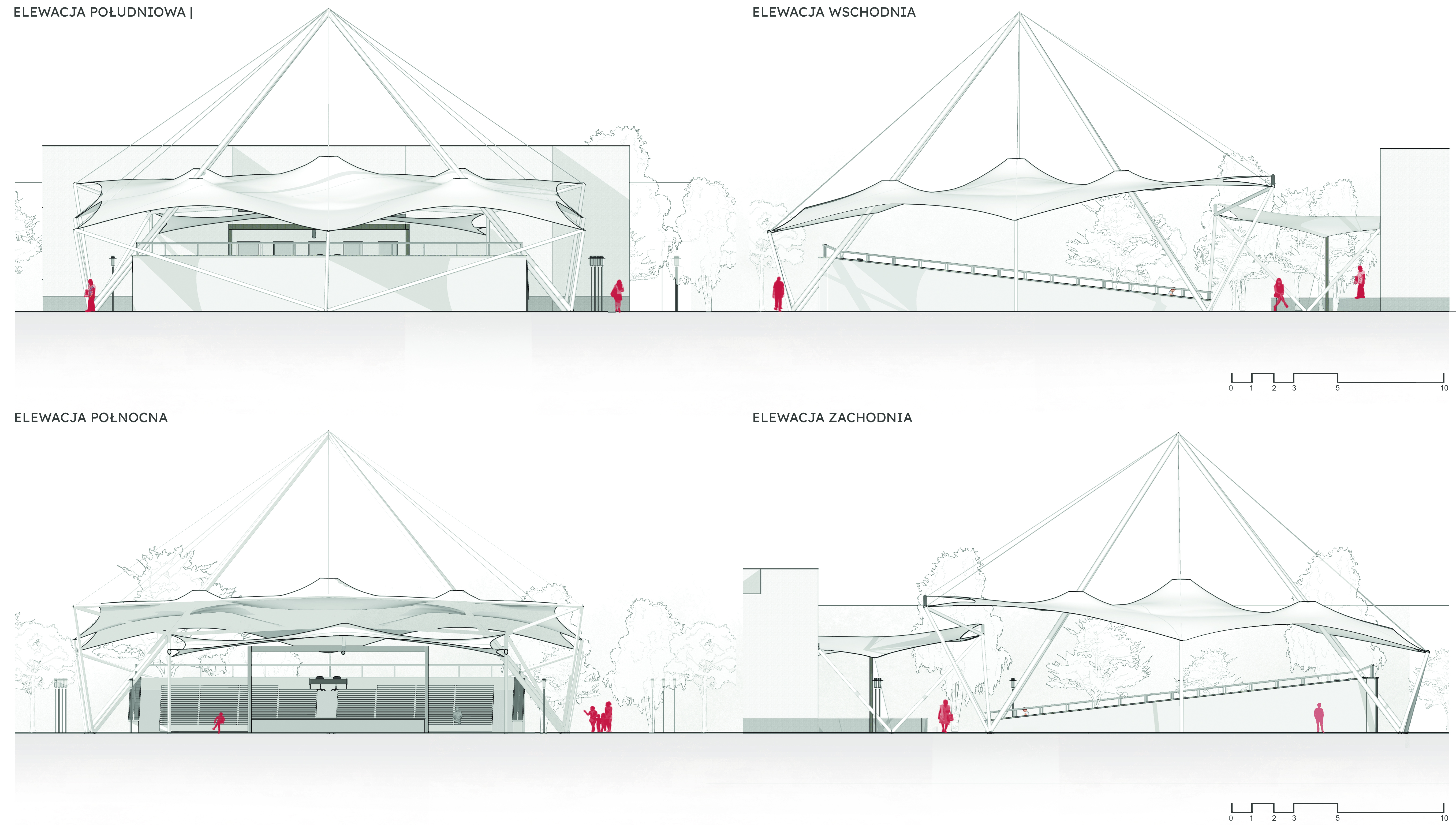 张力式雨篷丨波兰丨Pavel Hitaryn-25