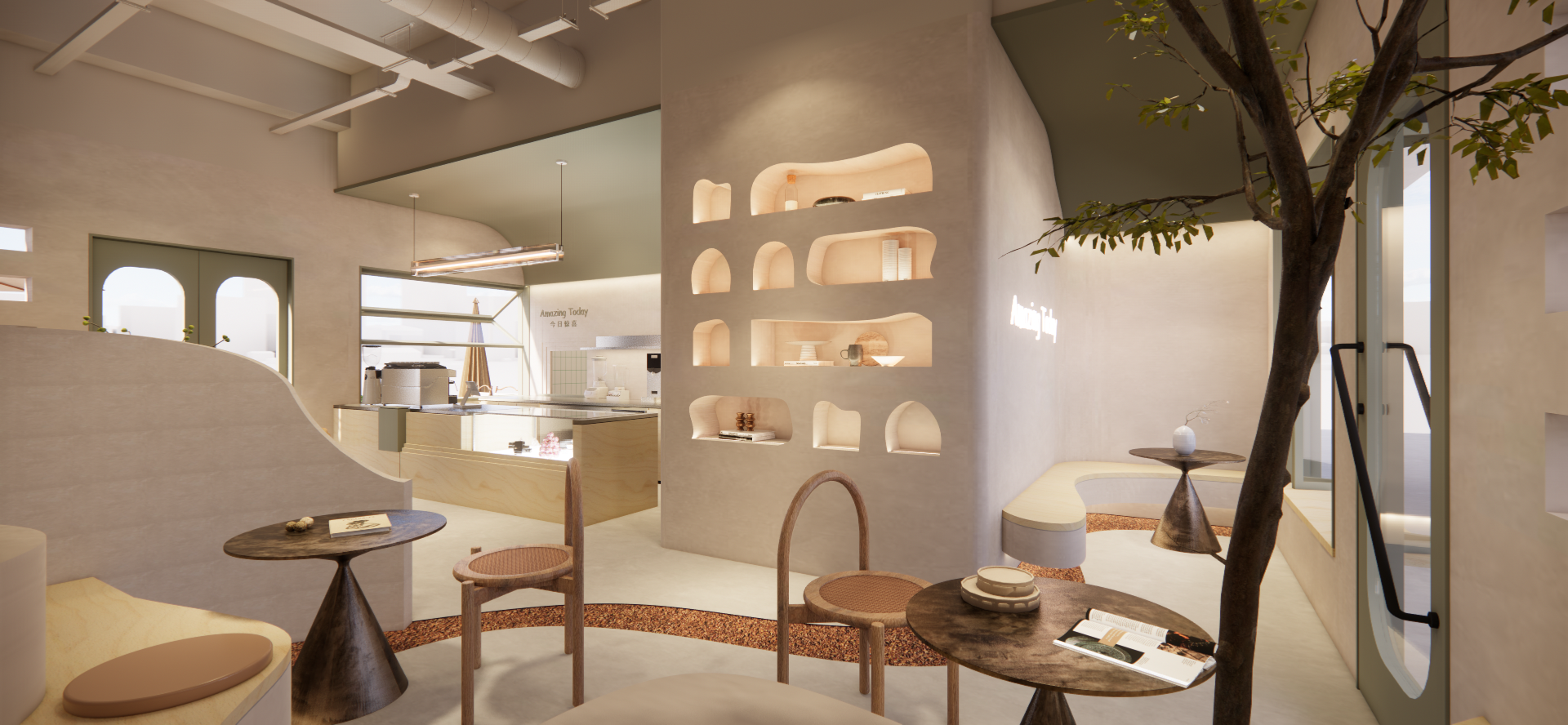 与甜美相悖的诧寂之美丨再設計空间事務所-6