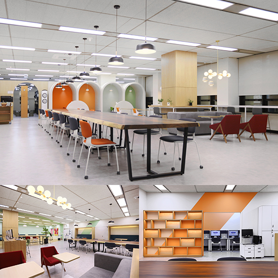 国会图书馆 | 明亮温馨的国会内阅读空间-1