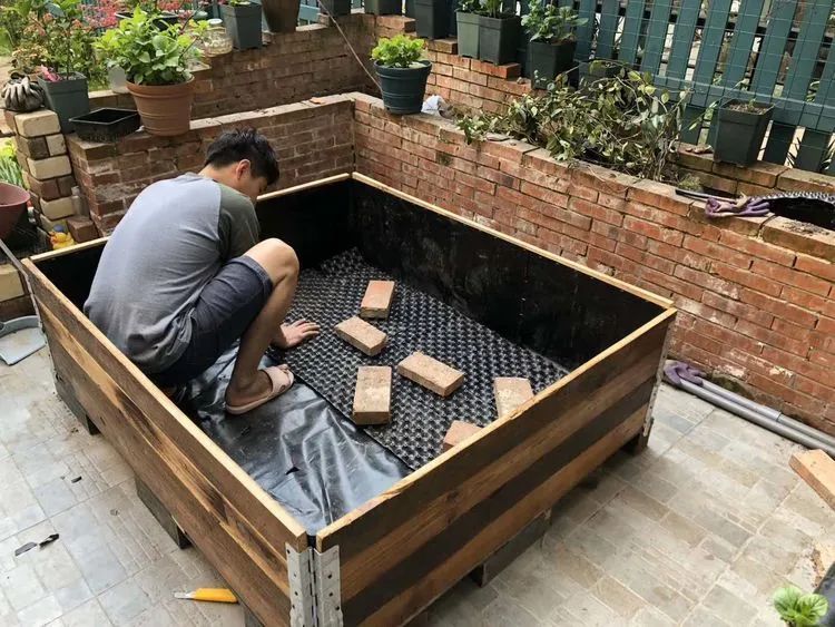 90后夫妻用4年时间，在魔都造了60平米花园，遛狗逗猫，好不惬意~-46