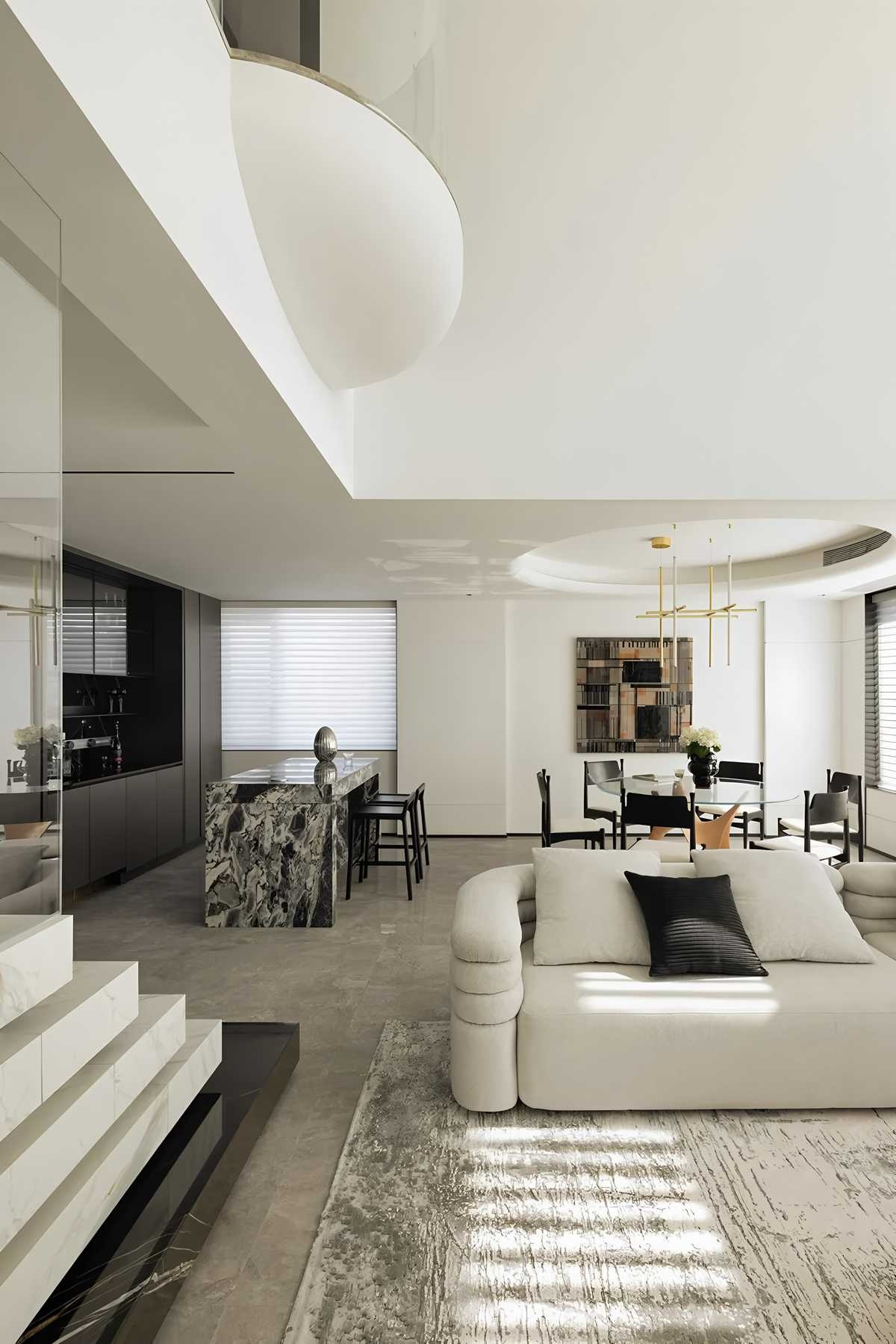 浙江温州300㎡简奢大宅丨力设计丨中国温州-14