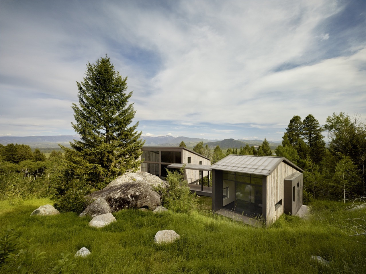 美国巨砾度假居（America Boulders holiday home）丨Carney Logan Burke Architects-7