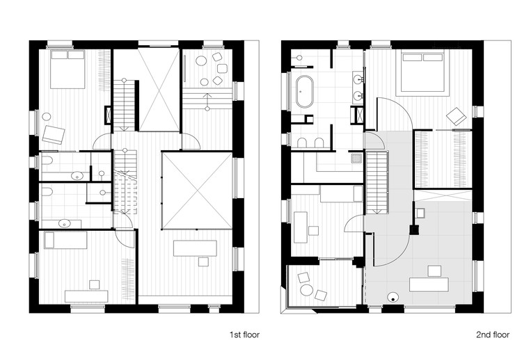 荷兰沙丘上的现代“岩石”别墅-16