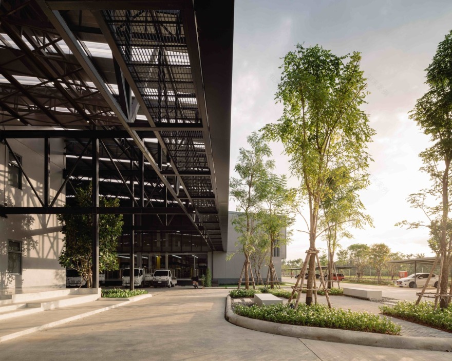 泰国 AOMO 仓库办公楼,创新双层皮肤设计-46