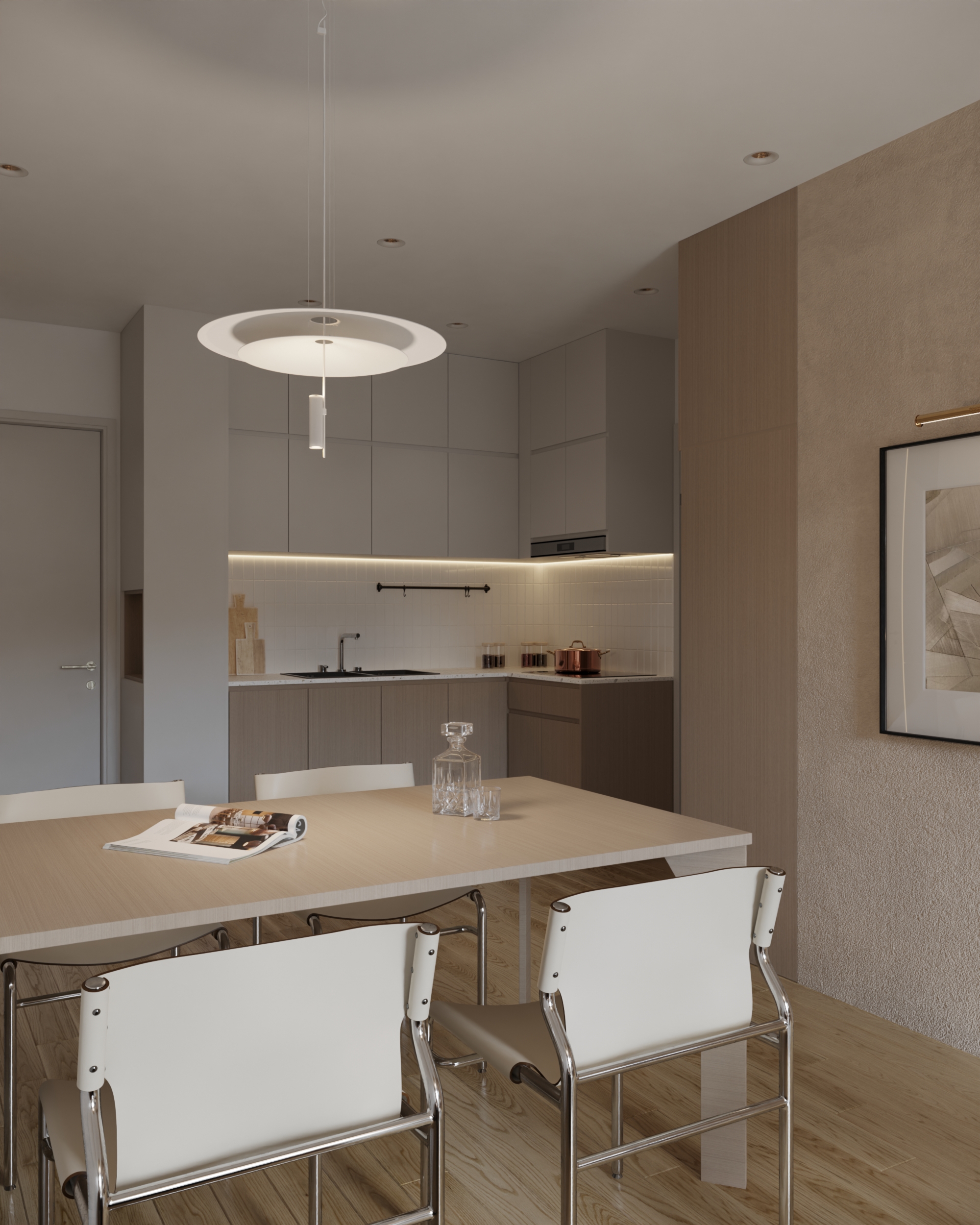 现代简约，单身公寓丨越南河内-3